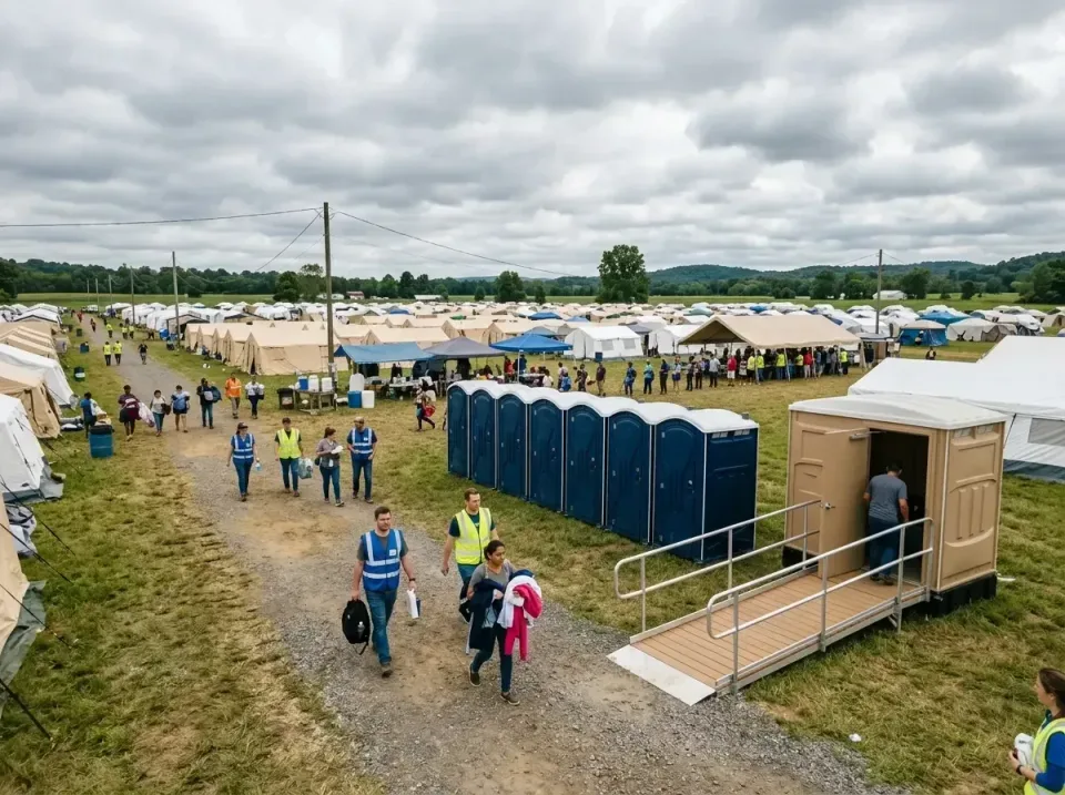 disaster-relief-camp-restrooms-010 — frequently asked questions, Dumpster & Portable Bathrooms Rental in Priceville, AL